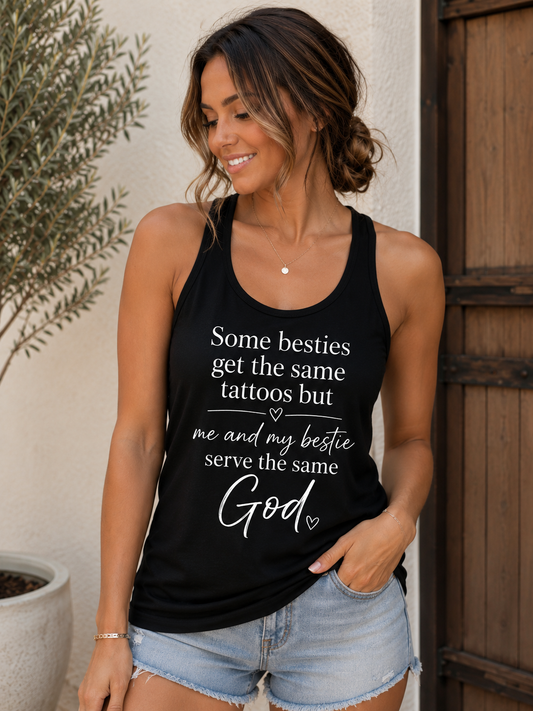 Women’s fitted racerback tank top